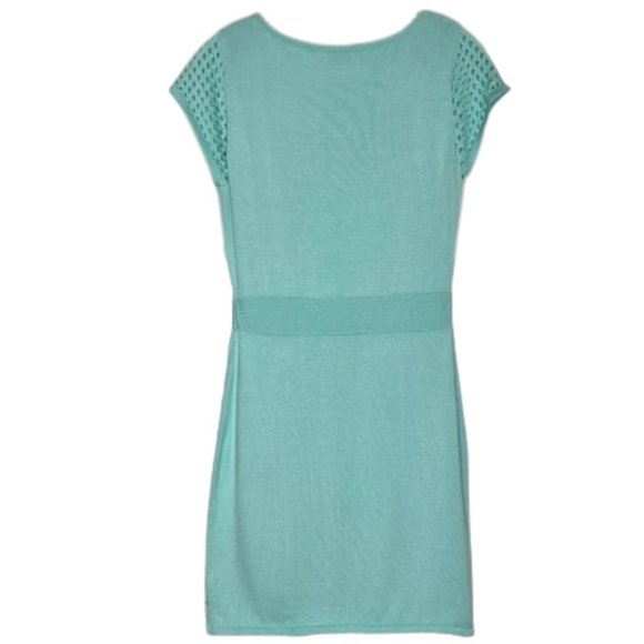 Cremieux Aqua Cotton Blend SS Knit Dress - M - Picture 4 of 8